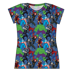 Superhero Smash Ladies' Basic Tee