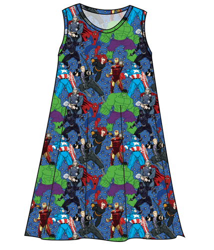 Superhero Smash Ladies' Swing Dress
