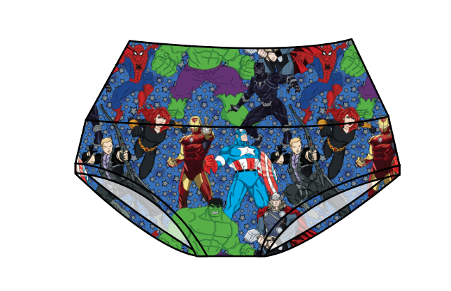 Superhero Smash Ladies' Underwear