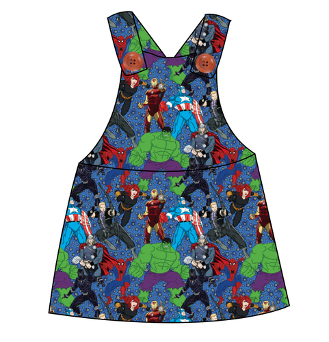 Superhero Smash Skirt-Alls