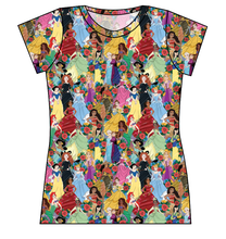 Load image into Gallery viewer, Floral Princesses Ladies&#39; Basic Tee