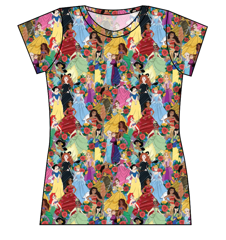 Floral Princesses Ladies' Basic Tee