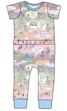 Load image into Gallery viewer, Sassy Pigeon Bennett Pants and Shorts Length T-Shirt Romper