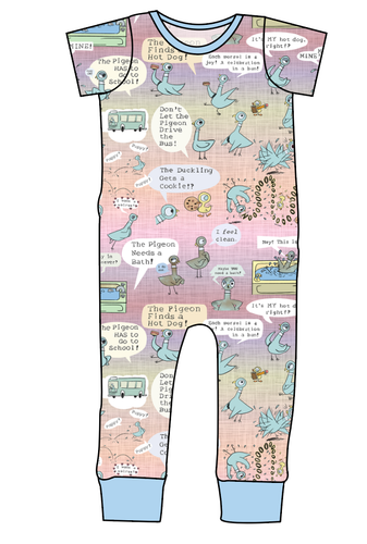 Sassy Pigeon Emmett Pants And Shorts T-Shirt Romper