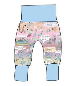 Sassy Pigeon Grow With Me Pants And Shorts
