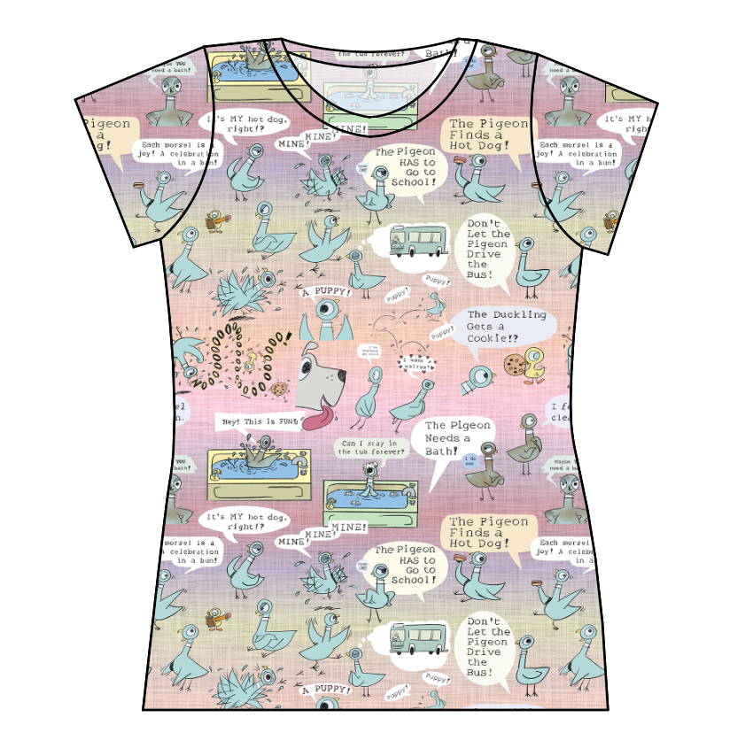Sassy Pigeon Ladies' Basic Tee