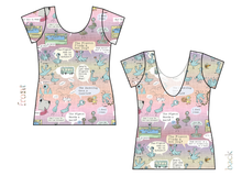 Load image into Gallery viewer, Sassy Pigeon Ladies&#39; Low Back Ballerina Tee