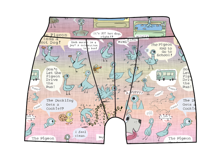 Sassy Pigeon Mens' Boxer Briefs