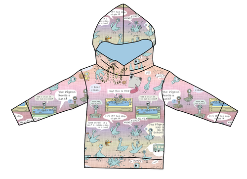 Sassy Pigeon Oversized Hoodie