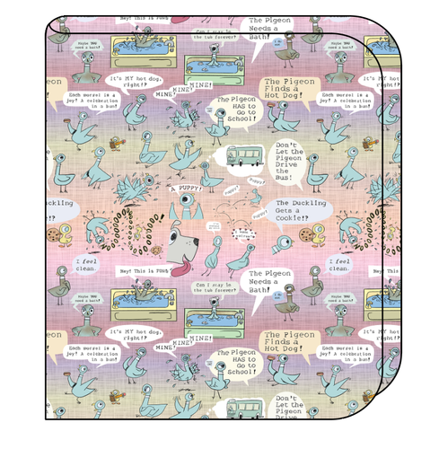 Sassy Pigeon Swaddle Blanket