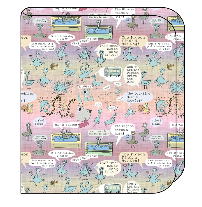 Sassy Pigeon Swaddle Blanket