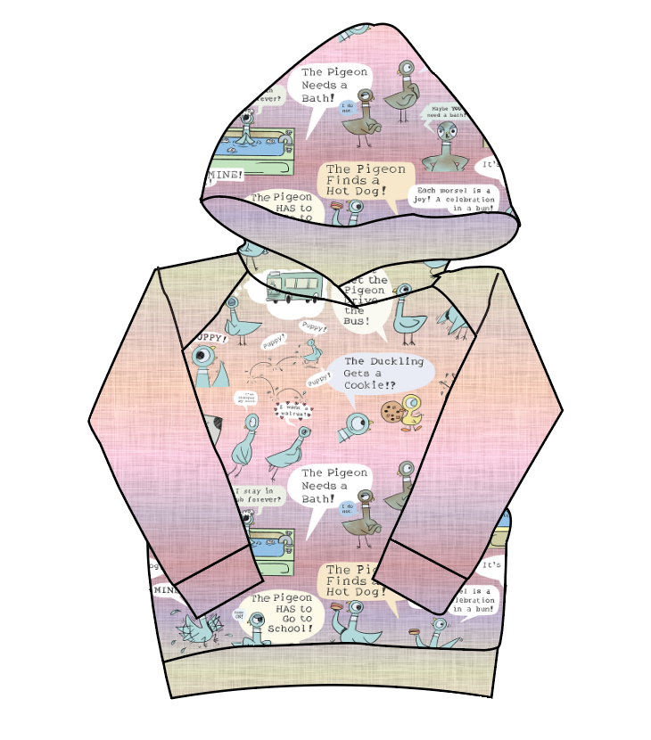 Sassy Pigeon Classic Hoodie (or Crewneck)