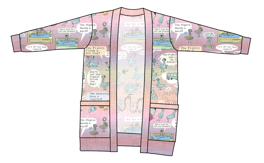 Sassy Pigeon Ladies' Grandpa Cardigan