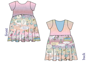 Sassy Pigeon Low Back Dress