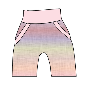 Pastel Ombre Linen Beanpole Pants And Shorts