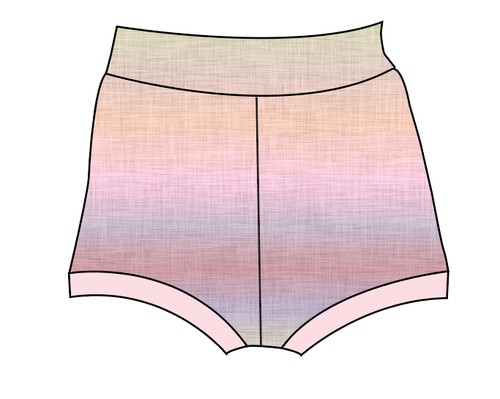 Pastel Ombre Linen Bummies