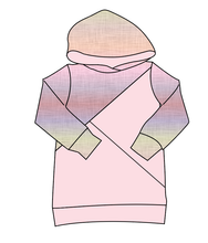 Load image into Gallery viewer, Pastel Ombre Linen Classic Hoodie (or Crewneck)