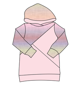 Pastel Ombre Linen Classic Hoodie (or Crewneck)