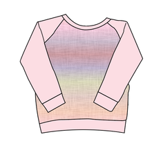 Load image into Gallery viewer, Pastel Ombre Linen Classic Hoodie (or Crewneck)