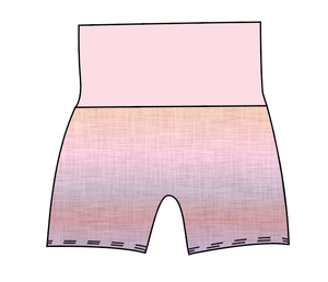 Pastel Ombre Linen Grow With Me Pants And Shorts