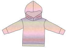 Load image into Gallery viewer, Pastel Ombre Linen Ladies Oversized Hoodie