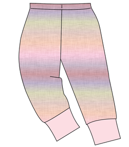 Pastel Ombre Linen Ladies' Lounge Pants