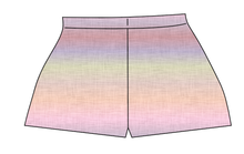 Load image into Gallery viewer, Pastel Ombre Linen Ladies&#39; Lounge Shorts