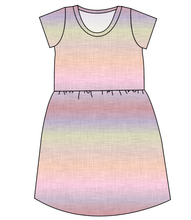 Load image into Gallery viewer, Pastel Ombre Linen Ladies&#39; Play Dress
