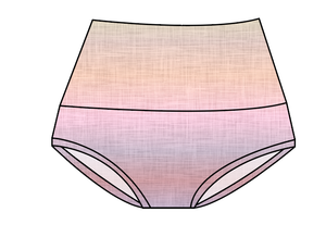 Pastel Ombre Linen Ladies' Underwear