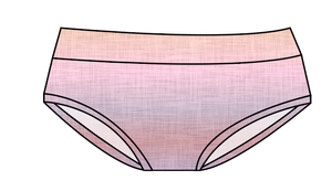 Pastel Ombre Linen Ladies' Underwear
