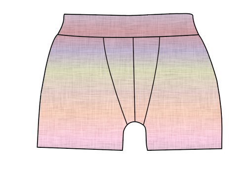 Pastel Ombre Linen Mens' Boxer Briefs