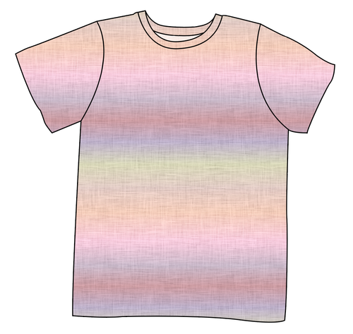 Pastel Ombre Linen Mens' Tee