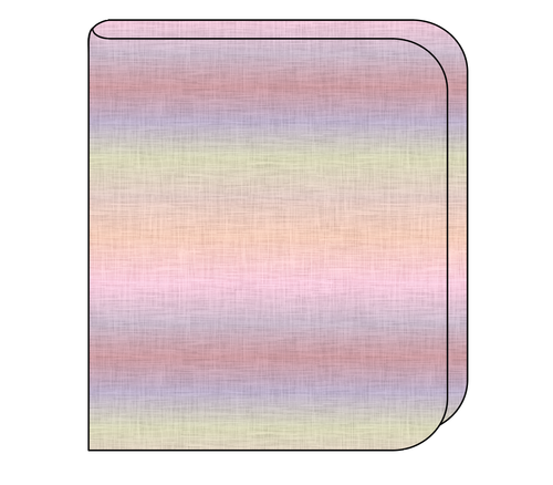 Pastel Ombre Linen Swaddle Blanket