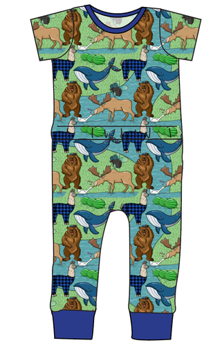 By The Bay Bennett Pants and Shorts Length T-Shirt Romper
