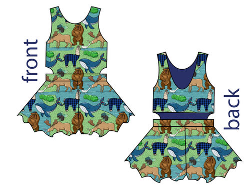 By The Bay Kids Playsuit