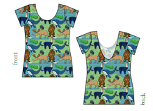 Load image into Gallery viewer, By The Bay Ladies&#39; Low Back Ballerina Tee