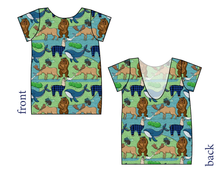 Load image into Gallery viewer, By The Bay Low Back Ballerina Tee