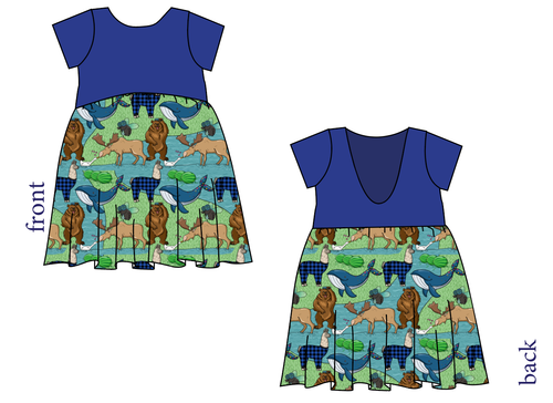 By The Bay Low Back Dress
