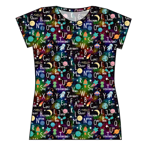 ABC Galaxy Ladies' Basic Tee