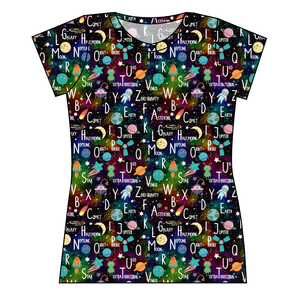 ABC Galaxy Ladies' Basic Tee