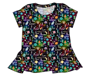 ABC Galaxy Ladies' Peplum Top