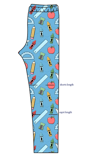 Rad School Supplies Basic Leggings