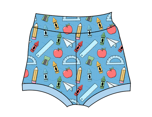 Rad School Supplies Bummies
