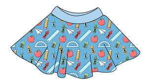 Rad School Supplies Circle Skirt