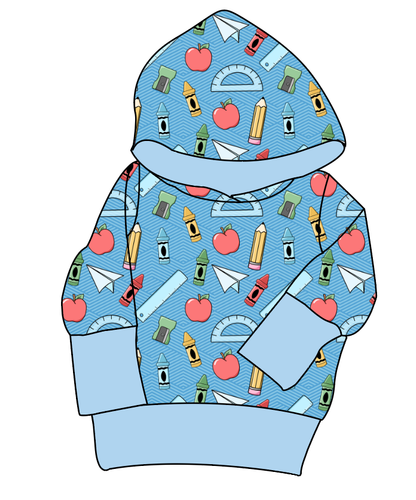 Rad School Supplies Grow With Me Hoodie (or Crewneck)