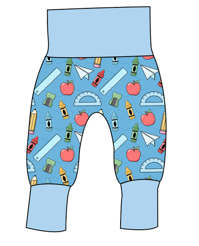 Rad School Supplies Grow With Me Pants And Shorts