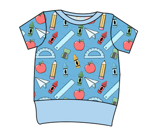 Rad School Supplies Grow With Me Tee