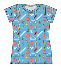 Load image into Gallery viewer, Rad School Supplies Ladies&#39; Basic Tee