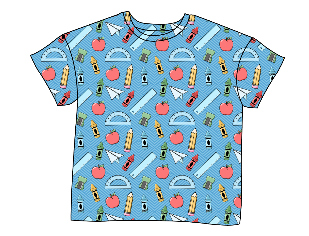 Rad School Supplies Ladies' Oversized Tee