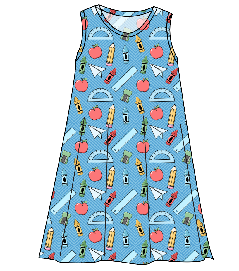Rad School Supplies Ladies' Swing Dress